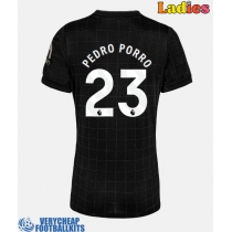 Tottenham Hotspur Pedro Porro #23 Replica Away Shirt Ladies 2025-26 Short Sleeve